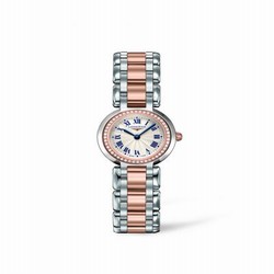 Longines PrimaLuna Quartz 23 Two Tone Pink Diamond L8.109.5.79.6