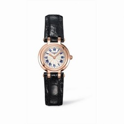 Longines PrimaLuna Quartz 23 Pink Gold Leather L8.109.8.78.2