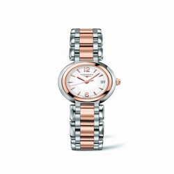 Longines PrimaLuna Quartz 26.5 Two Tone Pink Arabic L8.110.5.16.6