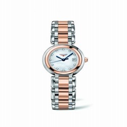 Longines PrimaLuna Quartz 26.5 Two Tone Pink MOP L8.110.5.87.6