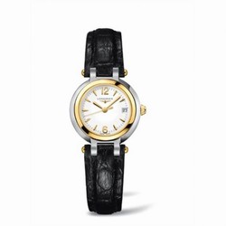 Longines PrimaLuna Quartz 26.5 Two Tone Leather Arabic L8.110.5.90.2