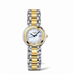 Longines PrimaLuna Quartz 26.5 Two Tone MOP L8.110.5.93.6