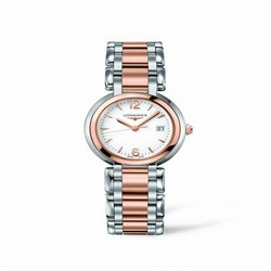 Longines PrimaLuna Quartz 30 Two Tone Pink Arabic L8.112.5.16.6