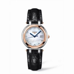 Longines PrimaLuna Quartz 30 Two Tone Pink Leather MOP L8.112.5.87.2