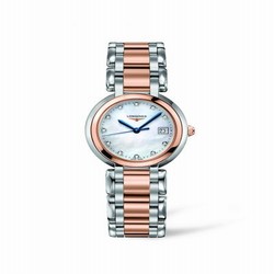 Longines PrimaLuna Quartz 30 Two Tone Pink MOP L8.112.5.87.6