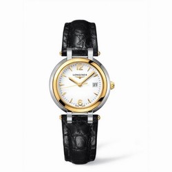 Longines PrimaLuna Quartz 30 Two Tone Leather Arabic L8.112.5.90.2