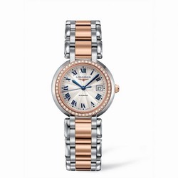 Longines PrimaLuna Automatic 30 Two Tone Pink Diamond L8.113.5.79.6