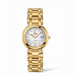 Longines PrimaLuna Automatic 30 Yellow Gold Funky MOP L8.113.6.83.6