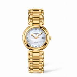 Longines PrimaLuna Automatic 30 Yellow Gold MOP L8.113.6.87.6