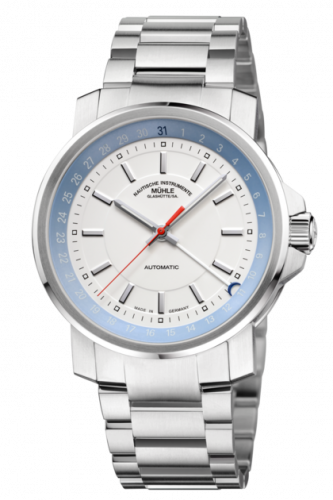 Muhle Glashutte 29er Zeigerdatum White / Bracelet M1-25-32-MB
