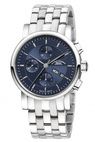 Muhle Glashutte Teutonia II Chronograph Blue / Bracelet M1-30-92-MB