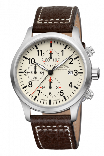 Muhle Glashutte Terrasport I Chronograph Cream / Strap M1-37-77-LB