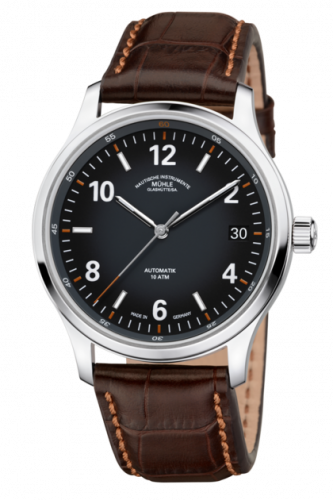 Muhle Glashutte Lunova Datum Black / Strap M1-43-16-LB