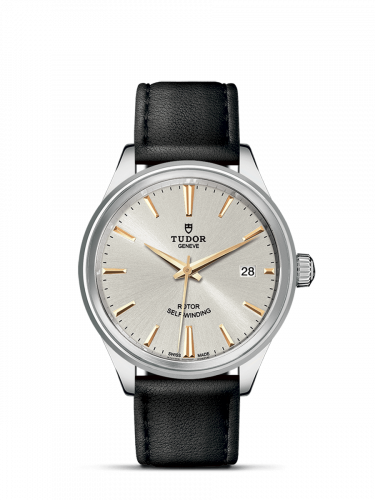 Tudor Style 38 Stainless Steel / Silver / Strap M12500-0018