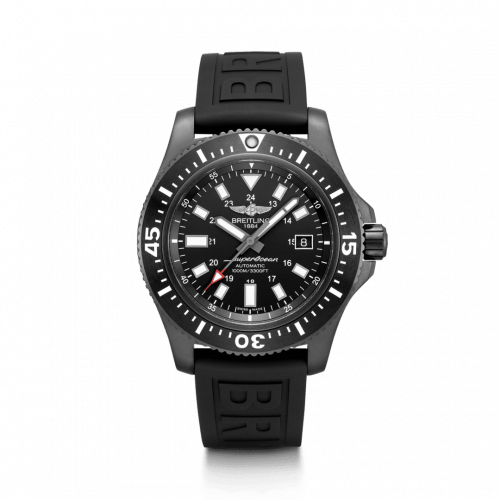 Breitling Superocean 44 Special Blacksteel / Black / Rubber / Folding M17393131B1S1