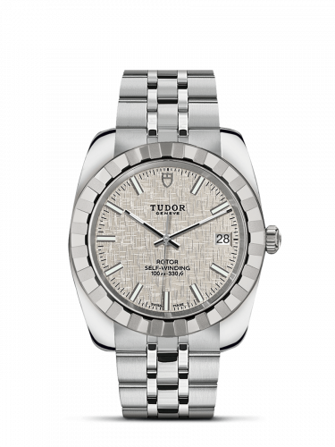 Tudor Classic 38 Stainless Steel / Fluted / Silver / Bracelet M21010-0014