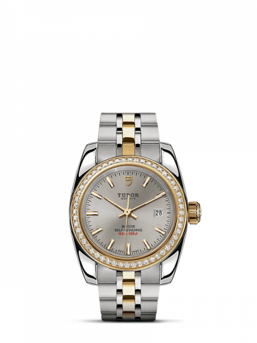 Tudor Classic 28 Stainless Steel / Yellow Gold / Diamond / Silver / Bracelet M22023-0005
