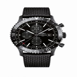 Breitling Chronoliner Blacksteel / Black / Rubber M2431013/BF02/267S