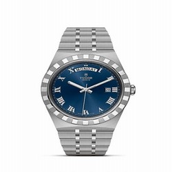 Tudor Royal Day-Date 41 Stainless Steel / Blue - Roman M28600-0005
