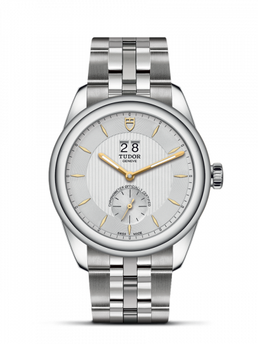 Tudor Glamour Double Date Stainless Steel / Silver-Gold / Bracelet M57100-0002