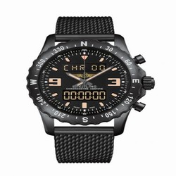 Breitling Chronospace Military Blacksteel / Volcano Black / Bracelet M7836622.BD39.159M