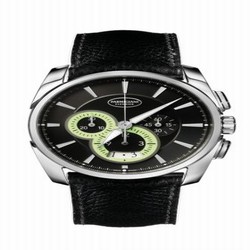 Parmigiani Fleurier Tonda Metrographe Stainless Steel / Black / Strap PFC274-0001401-HE1442