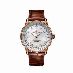 Breitling Navitimer 1 35 Automatic Red Gold / MOP / Croco / Pin R17395211A1P1