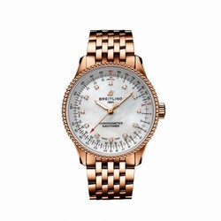 Breitling Navitimer 1 35 Automatic Red Gold / MOP / Bracelet R17395211A1R1