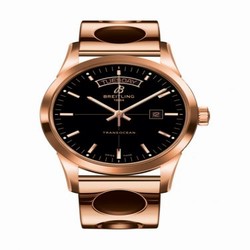 Breitling Transocean Day & Date Red Gold / Black / Racer R4531012/BB70/220R