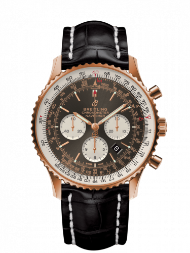 Breitling Navitimer 1 B01 Chronograph 46 Red Gold / Anthracite / Croco / Pin RB0127121F1P1