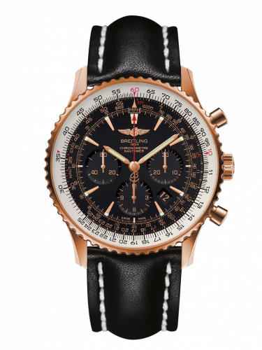 Breitling Navitimer 01 46 Red Gold / Black / Calf / Pin RB0127E6/BF16/441X/R20BA.1