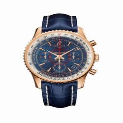 Breitling Montbrillant 01 Red Gold / Aurora Blue / Croco RB013012.C896.718P