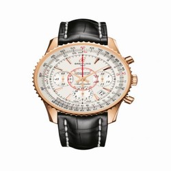 Breitling Montbrillant 01 Red Gold / Mercury Silver / Croco RB013012.G710.728P
