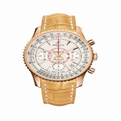 Breitling Montbrillant 01 Red Gold / Mercury Silver / Croco RB013012.G710.730P