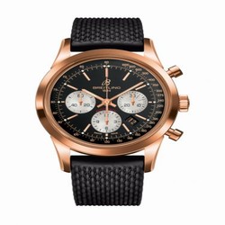 Breitling Transocean Chronograph Red Gold / Reverse Panda / Rubber Aero Classic RB015212.BF15.737P
