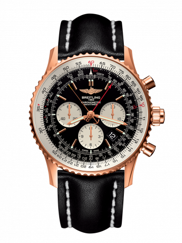 Breitling Navitimer Rattrapante Red Gold / Black / Calf / Pin RB031121/BG11/441X/R20BA.1