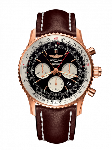 Breitling Navitimer Rattrapante Red Gold / Black / Calf / Pin RB031121/BG11/443X/R20BA.1