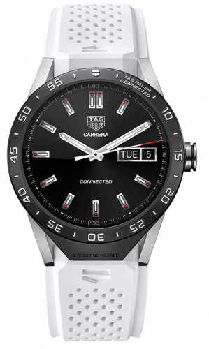 TAG Heuer Carrera Connected White Strap SAR8A80.FT6056