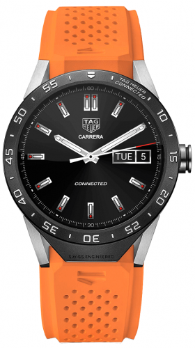 TAG Heuer Carrera Connected Orange Strap SAR8A80.FT6061