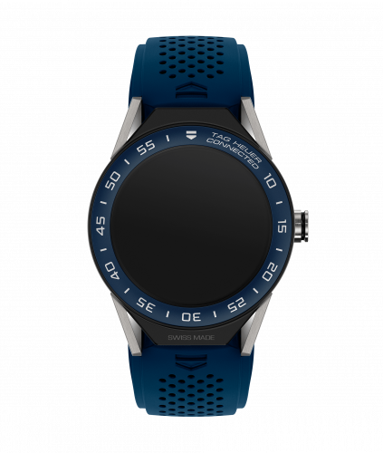 TAG Heuer Carrera Connected Modular 45 Titanium / Blue Ceramic / Blue Rubber SBF8A8012.11FT6077