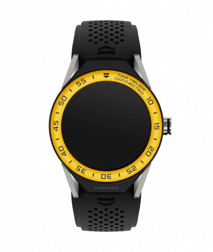 TAG Heuer Carrera Connected Modular 45 Titanium / Yellow Aluminum / Black Rubber SBF8A8017.11FT6076