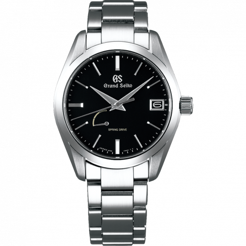Grand Seiko Spring Drive Stainless Steel / Black / Bracelet SBGA285