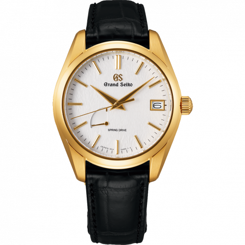 Grand Seiko Spring Drive Yellow Gold / Snowflake / Strap SBGA290