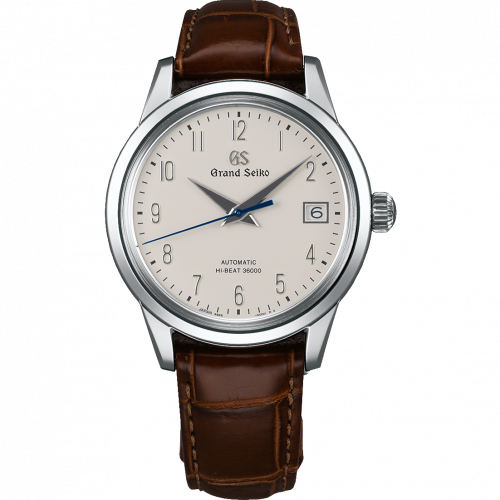 Grand Seiko Automatic Hi Beat 36000 Stainless Steel / Ivory Arabic / Strap SBGH213