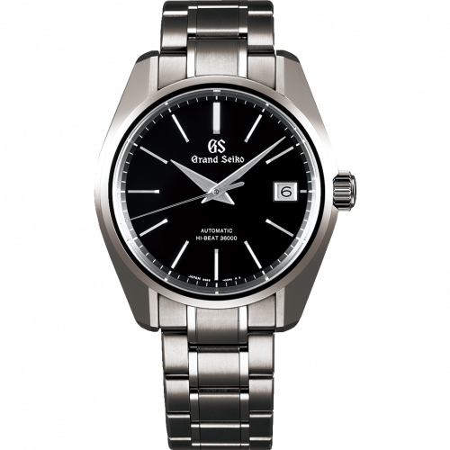 Grand Seiko Automatic Hi Beat 36000 Titanium/ Black / Bracelet SBGH245