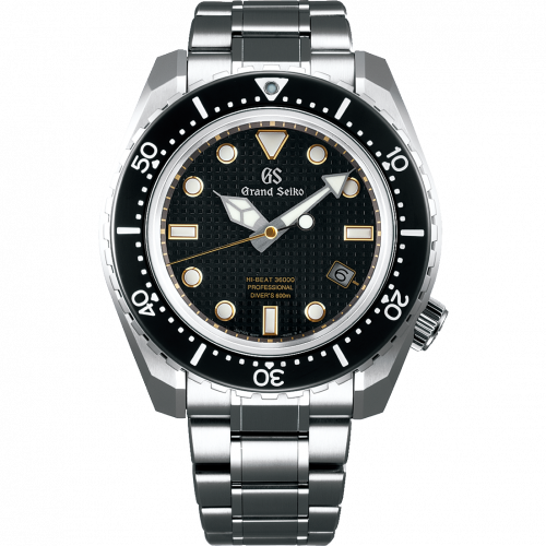 Grand Seiko Automatic Hi-Beat 36000 Professional 600 m Diver's Titanium / Black / Bracelet SBGH255