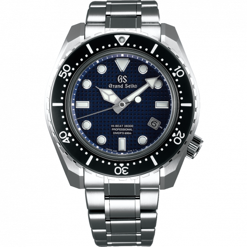 Grand Seiko Automatic Hi-Beat 36000 Professional 600 m Diver's Titanium / Blue / Bracelet / Limited Edition SBGH257