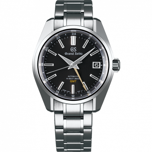 Grand Seiko Automatic Hi Beat 36000 GMT Titanium / Black / Bracelet SBGJ213