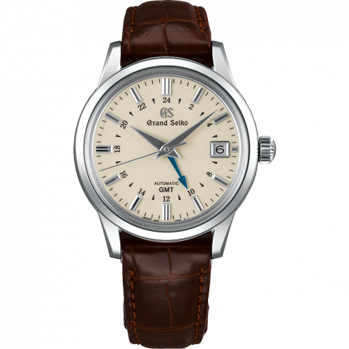Grand Seiko Automatic Hi Beat 36000 GMT Stainless Steel / Silver / Strap SBGM221