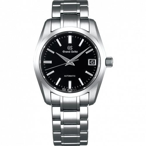 Grand Seiko Automatic Date Stainless Steel / Black / Bracelet SBGR253